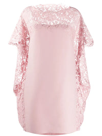 Valentino Garavani Lace Cape Shift Dress