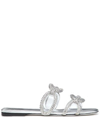 Valentino Garavani Chain 1967 Crystal-Embellished Sandals