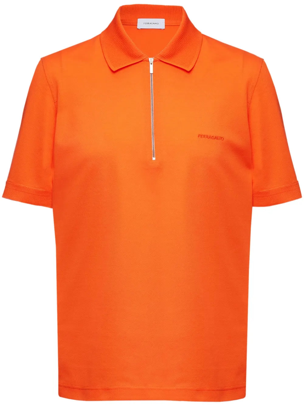 Ferragamo Half-Zip Polo Top