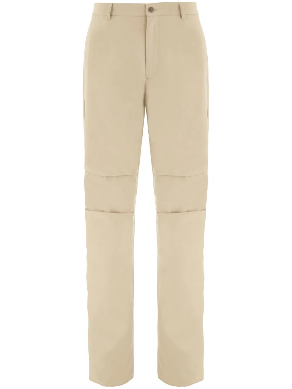 Ferragamo Logo-Patch Cotton Cropped Trousers