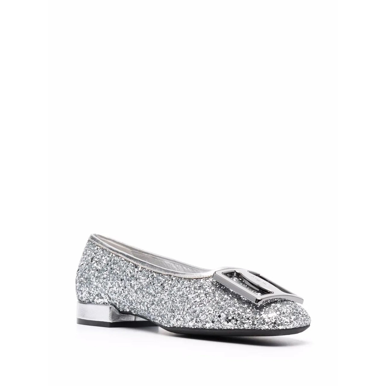 Ferragamo Logo-Plaque Ballerina Shoes