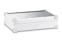 LOUIS VUITTON Leather Jewelry Box Hard Case Women's Silver