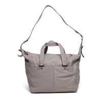 Bottega Veneta Intrecciato Two Tone Strap Leather Boston Bag