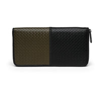 Bottega Veneta Two Tone Leather Continental Zip Around Wallet