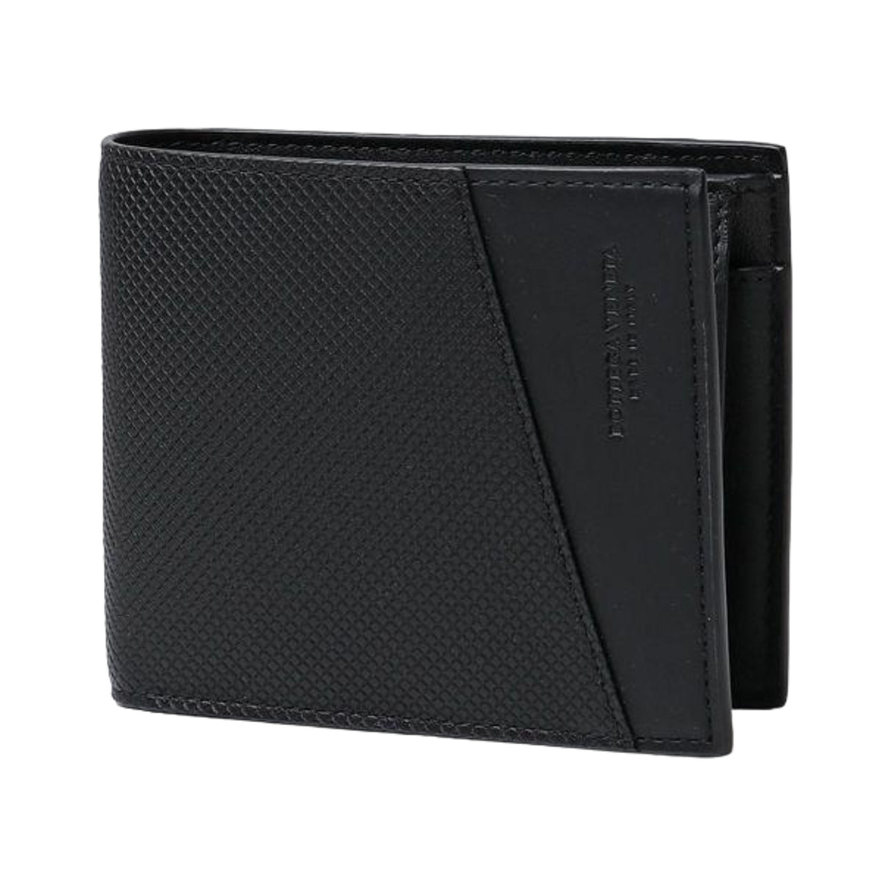 Bottega Veneta Logo Embossed Bi-fold Wallet