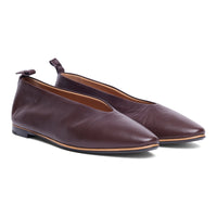 Bottega Veneta Leather Ballerina Shoes