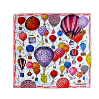 LOUIS VUITTON Up And Away Silk Scarves Women's