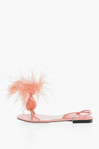Bottega Veneta Feather Dot Flat Sandals