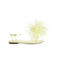 Bottega Veneta Feather-Embellished Sandals