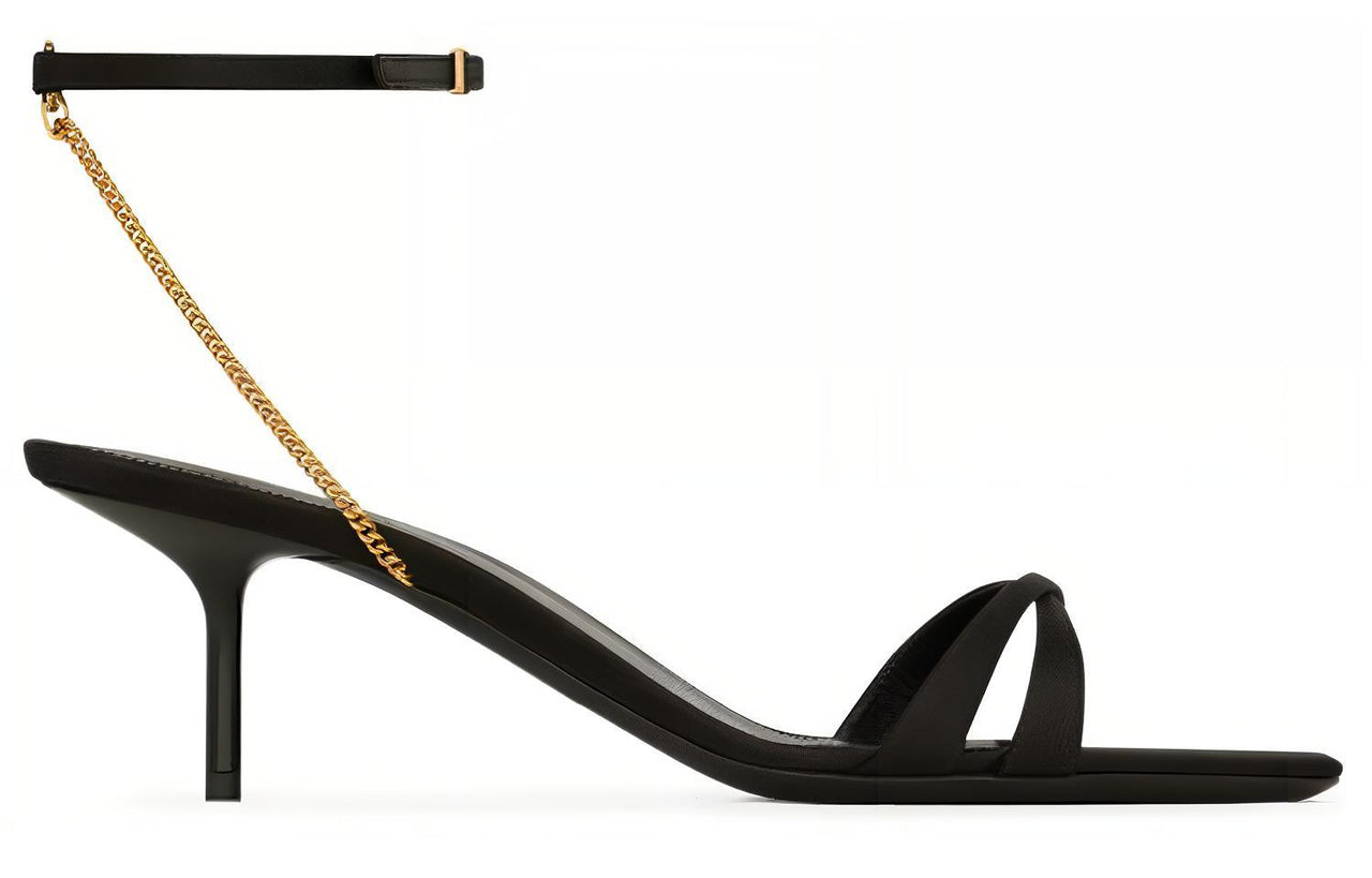 SAINT LAURENT One-Strap Sandals 5.5cm Women's Black