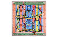 HERMES Silk Scarves Women's Multicolor