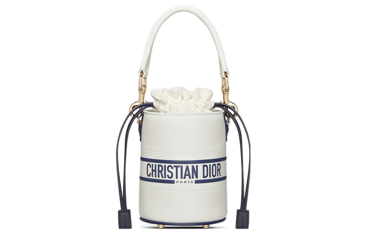 DIOR Cow Leather Shoulder Bag, Crossbody Bag, Handbag Women's White