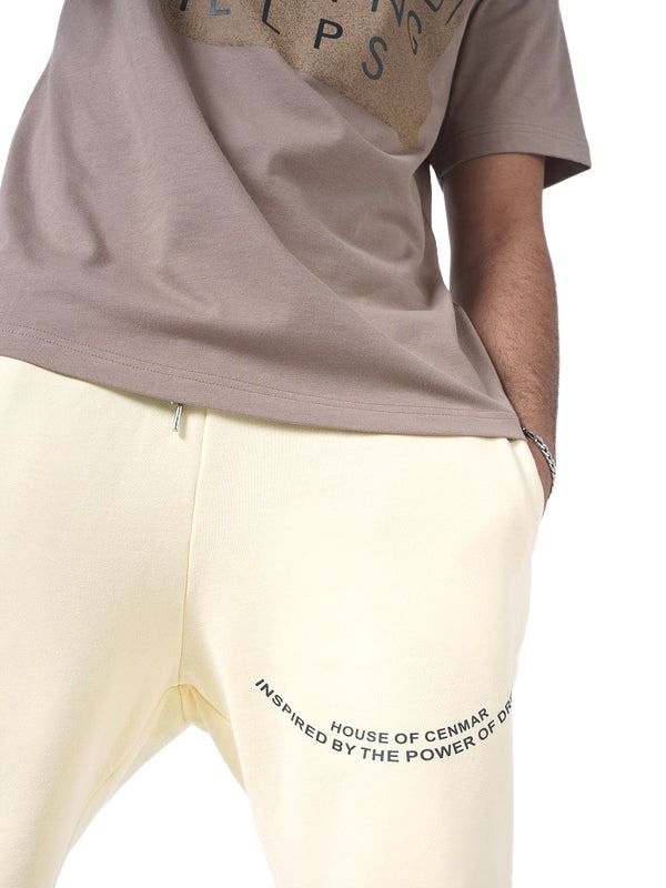 House of Cenmar T-Shirt with Power Of Dreams Print 'Yellow' HOC-YSO