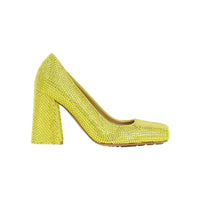 Bottega Veneta Gem-Embellished Square-Toe Pumps
