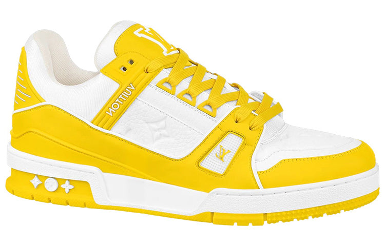 LOUIS VUITTON Lv Trainer 'White Yellow'