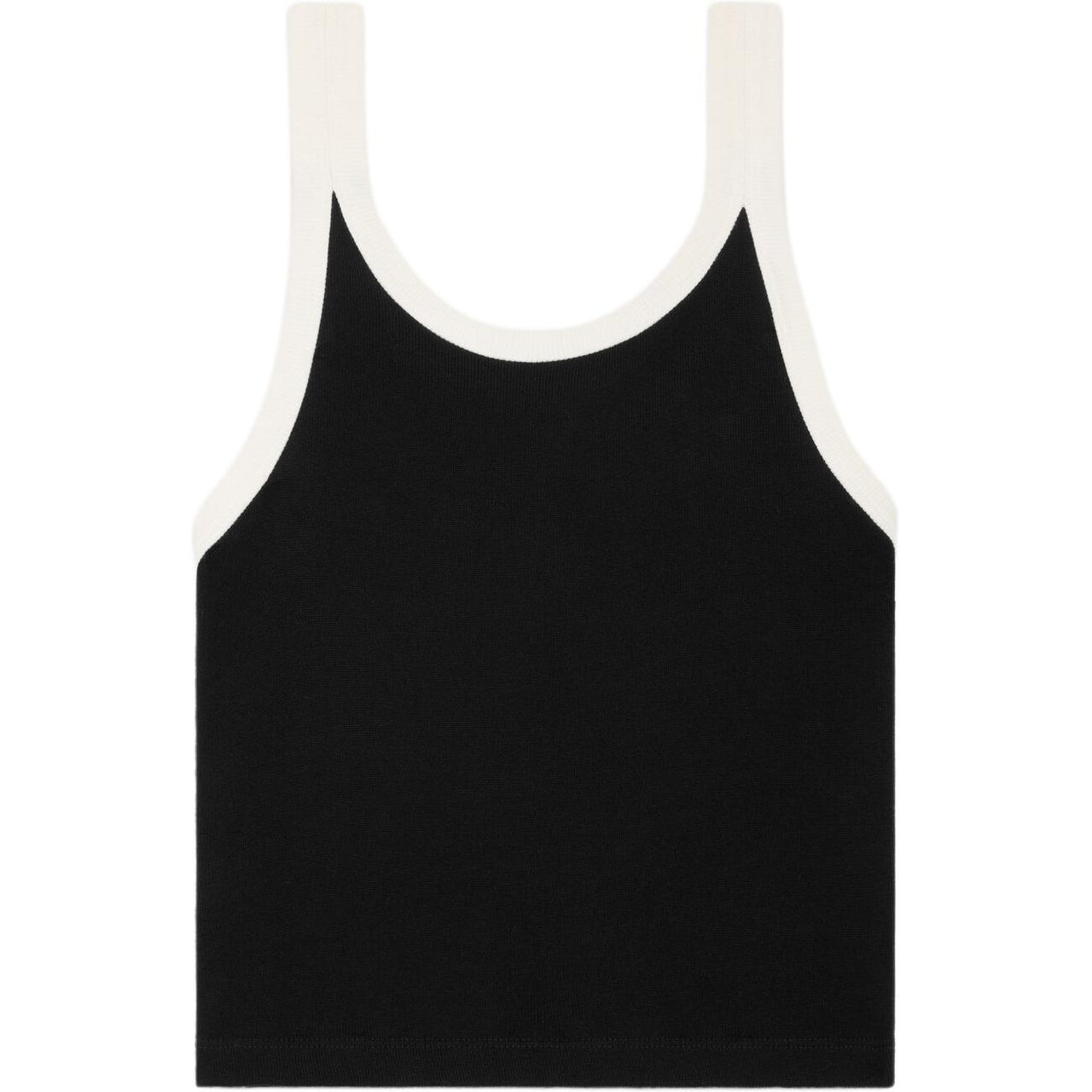 CELINE Tank Top Women's Black White