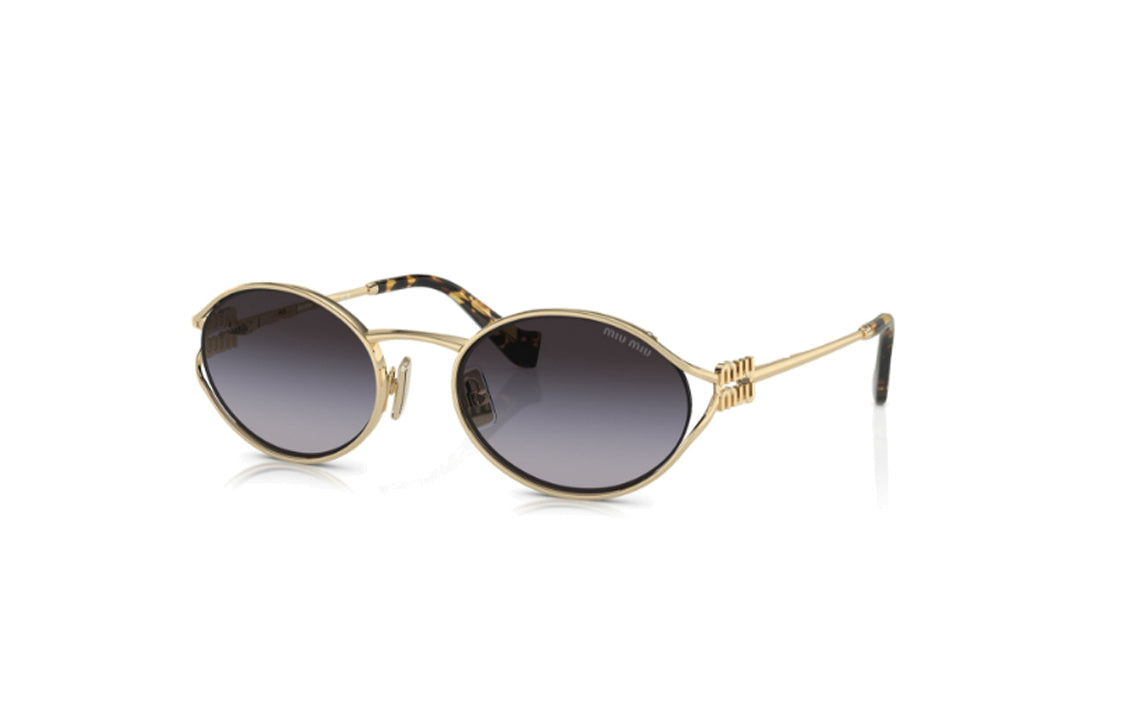 MIU MIU Eyewear Logo plaque Oval frame Sunglasses