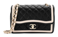 CHANEL Lambskin Mouth Cover Bag Crossbody Bag Shoulder Bag Women's Black