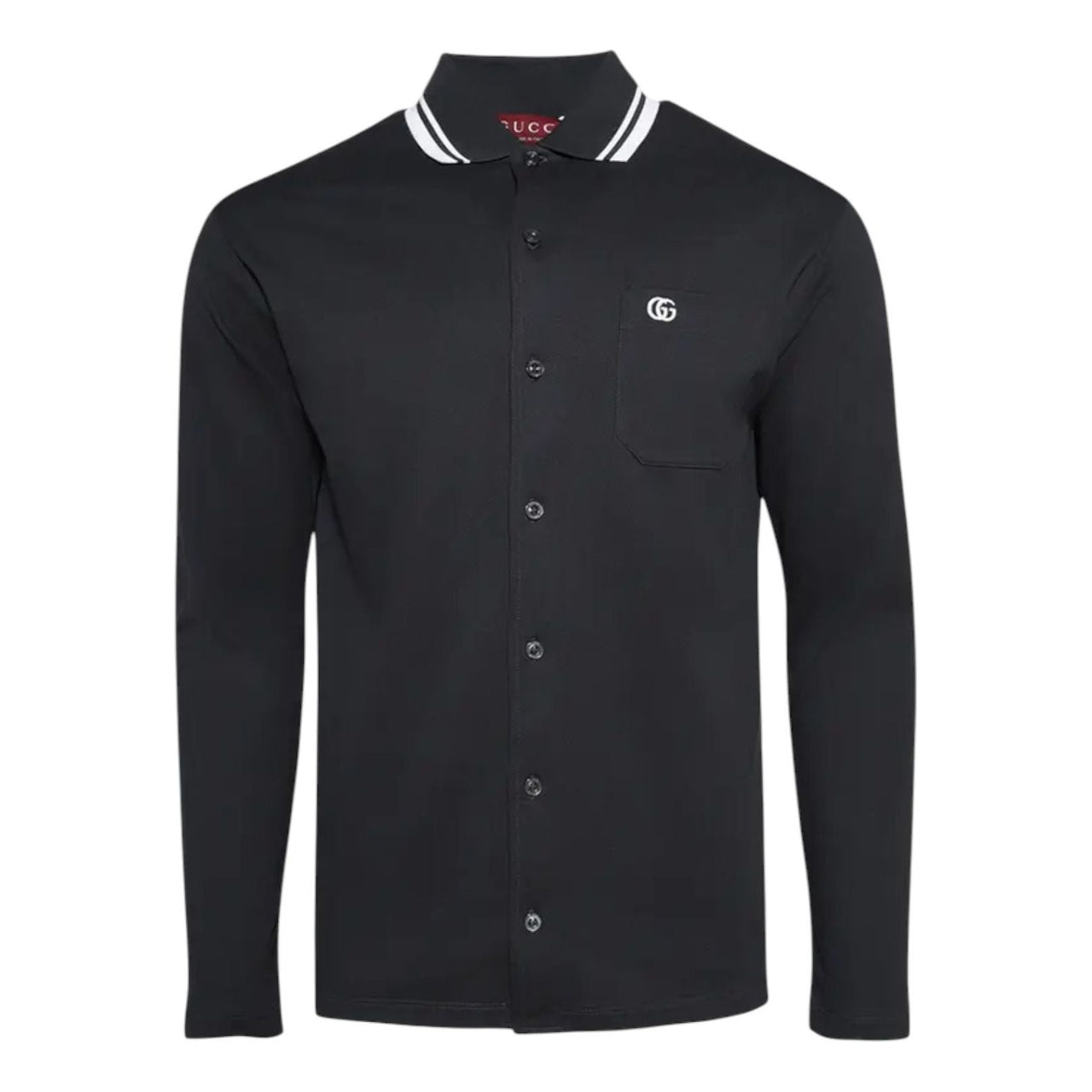 Gucci Long-Sleeve Polo 'Anthracite' 815513-XJG16-1165