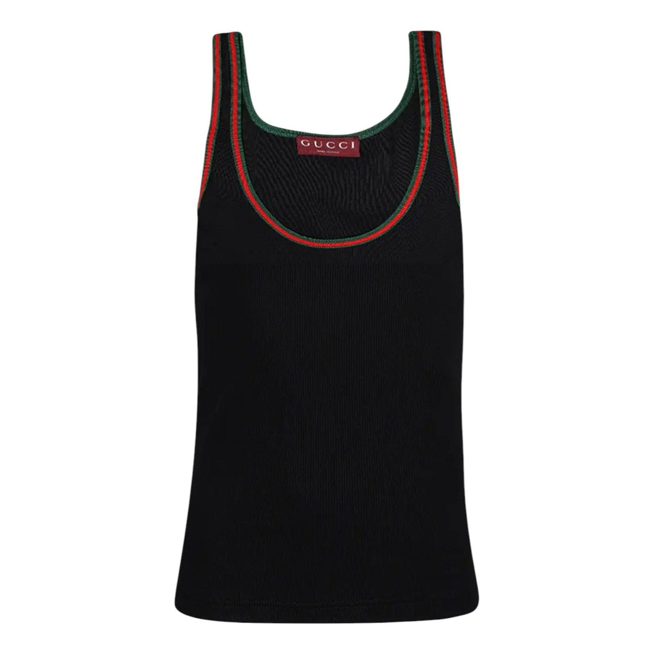 (WMNS) Gucci Web Tank Top 'Black' 815851-XJG5O-1043