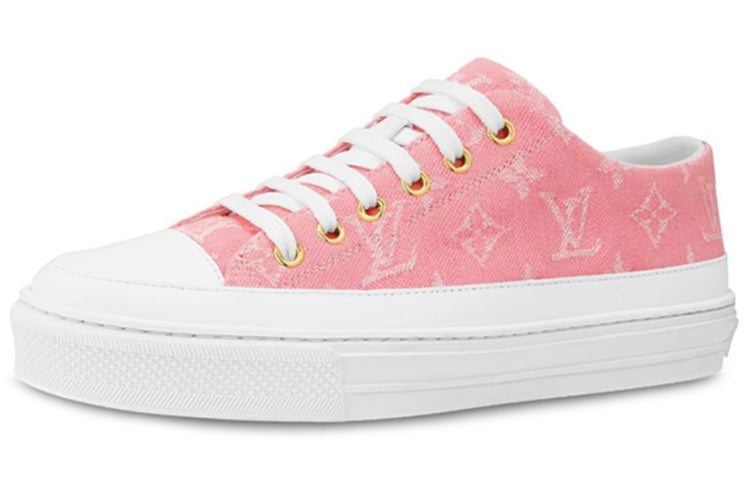 LOUIS VUITTON Stellar Low Top Sneakers Pink Women's