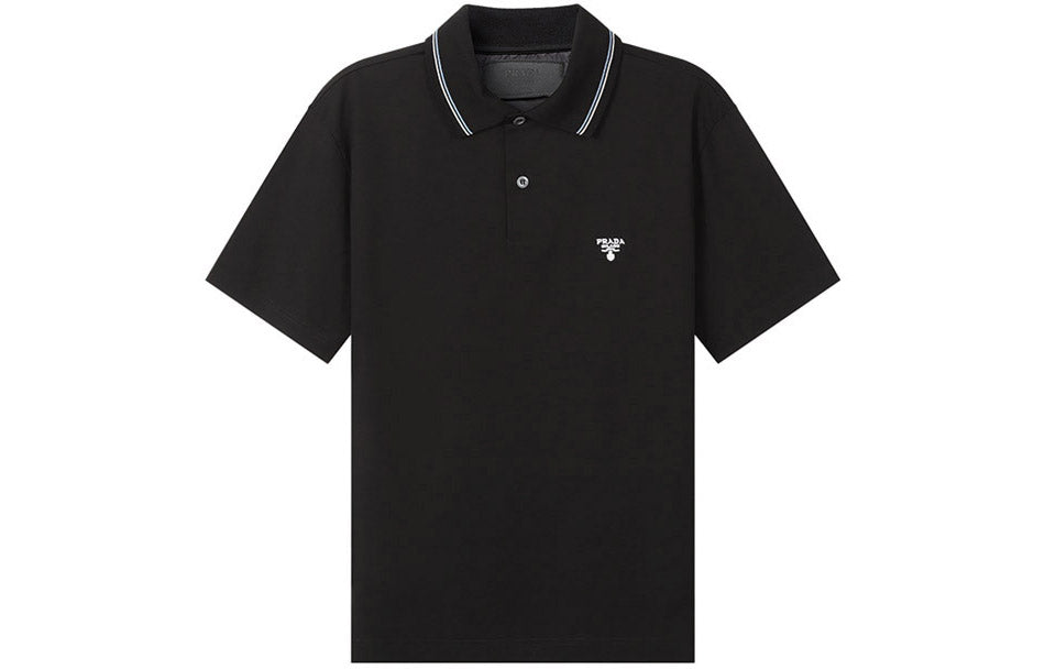 PRADA SS22 Polo Shirt Men's Black