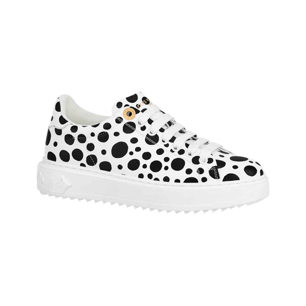LOUIS VUITTON X Yayoi Kusama Sneaker 'White With Black Dots' Women's