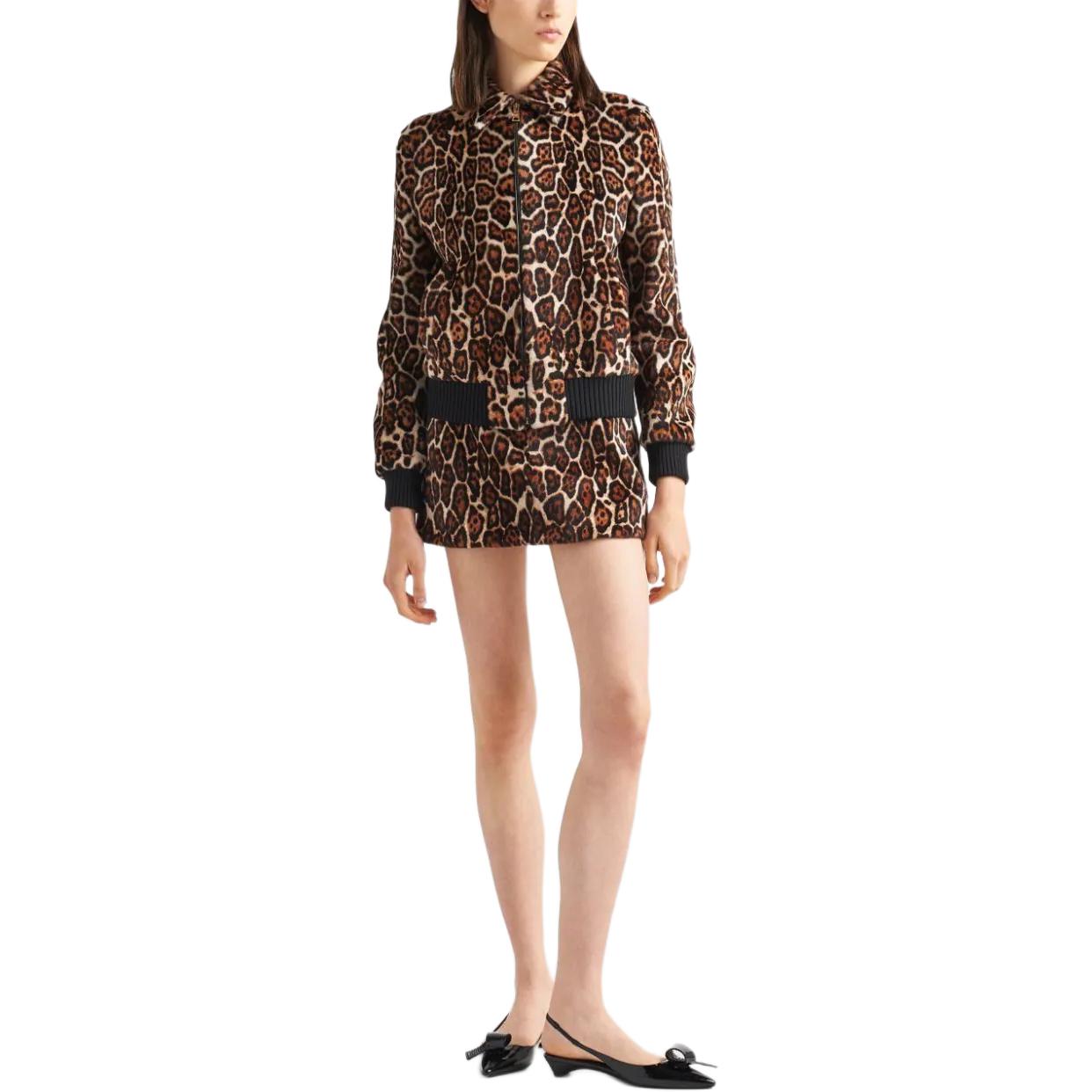 PRADA Casual Short Skirts Women's Brown