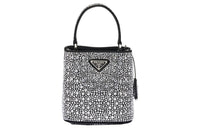 PRADA Panier Fabric Bucket Bag Tote Bag Shopping Bag Shoulder Bag Crossbody Bag Handbag Women's Black/White