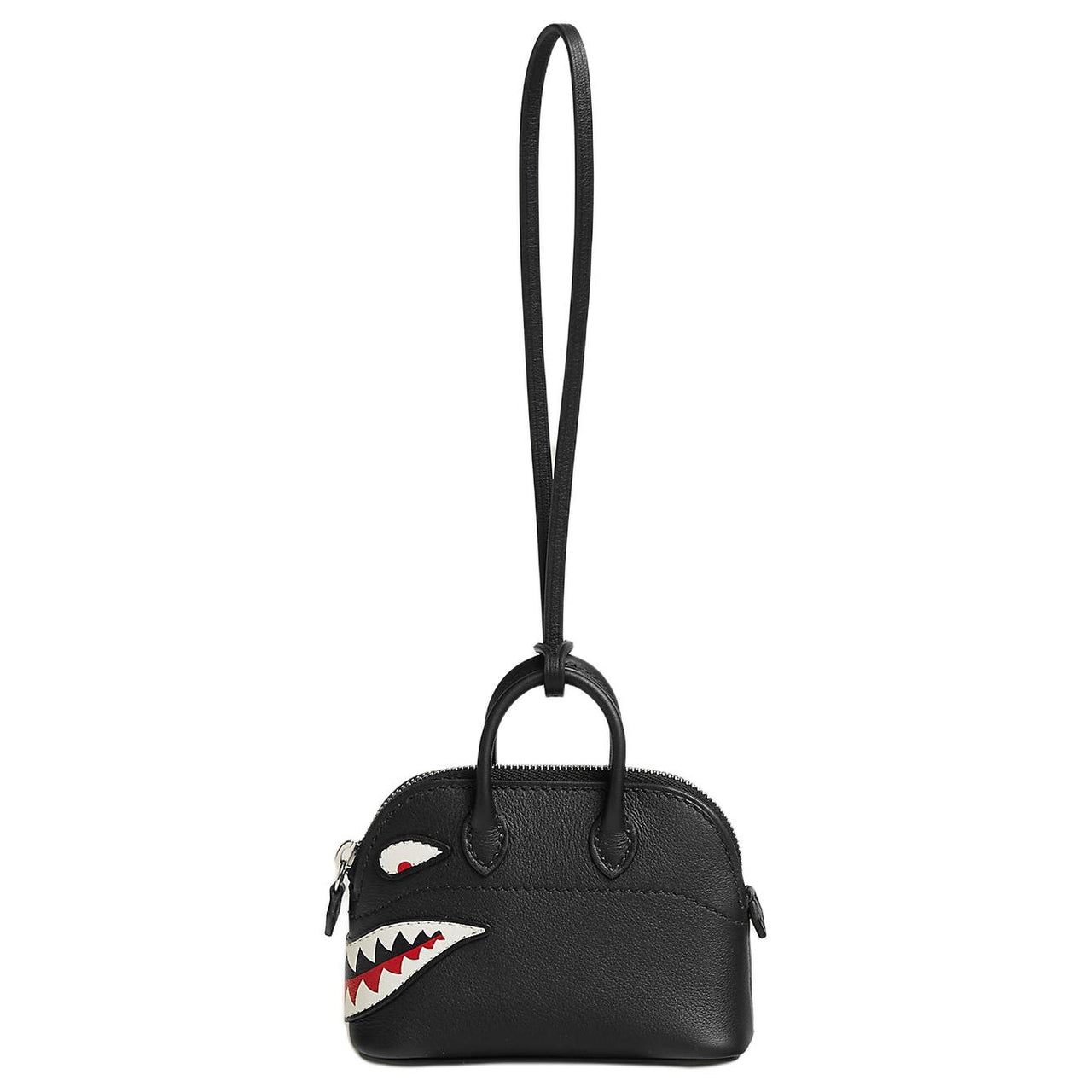 HERMES Bolide Swift Calfskin Bowling Bag, Charm Bag Accessory Women's 89 Noir Black