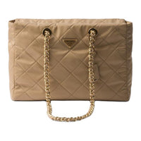 PRADA Re NylonRe Edition Recycled Polyamide Tote Bag, Shopping Bag, Handbag, Shoulder Bag Large Size Women's Beige