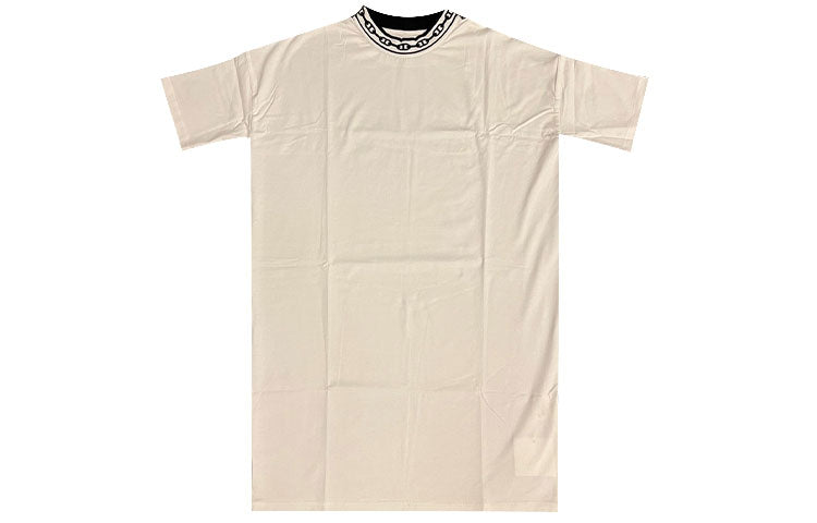 HERMES Short-Sleeved Dresses Women's Beige