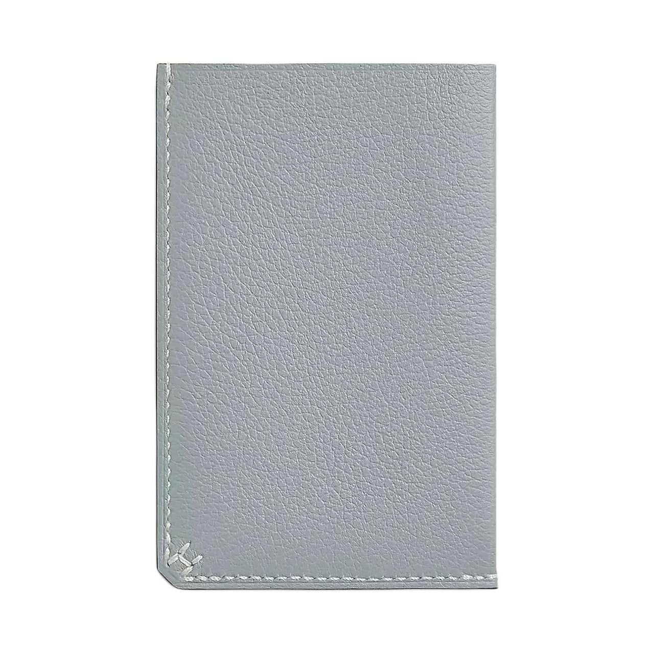 HERMES Evercolor Calfskin Card Holder Men's 8U Bleu Glacier Glacier Blue