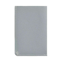 HERMES Evercolor Calfskin Card Holder Men's 8U Bleu Glacier Glacier Blue