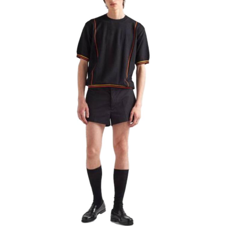PRADA T-Shirts Men Black