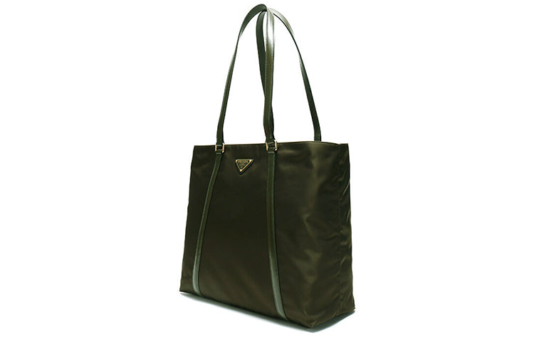 PRADA Fabric Portable Shopping Bag Shoulder Bag Women's Jasper