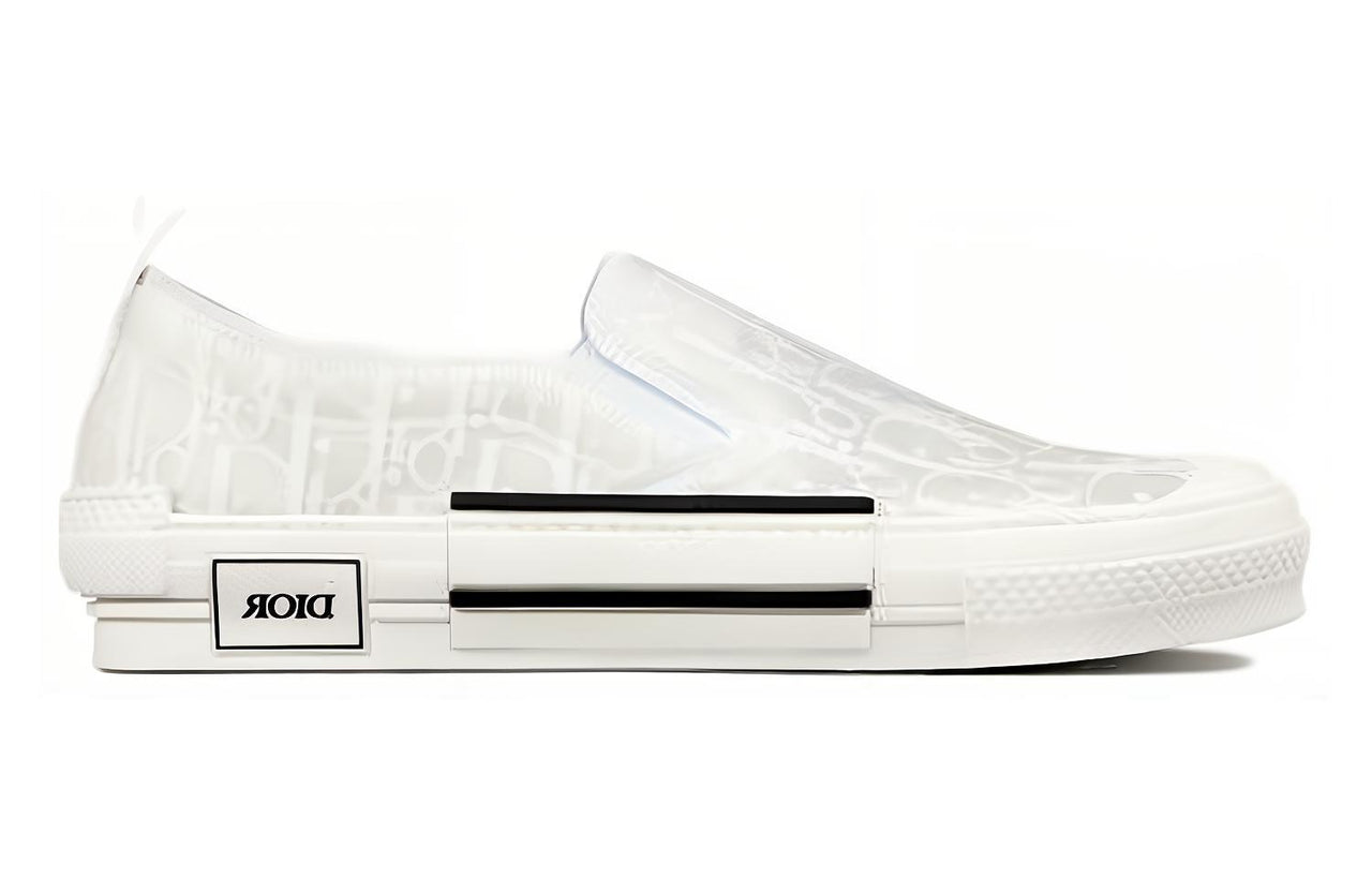DIOR B23 Slip On White Oblique