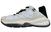 CHANEL Abrasion Resistant Low Top Sports Casual Shoes Women's White Black