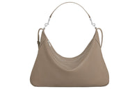 CELINE Romy Collection Soft Cow Leather Shoulder Bag, Crossbody Bag, Handbag Large Size Men's Smoky Gray Umber