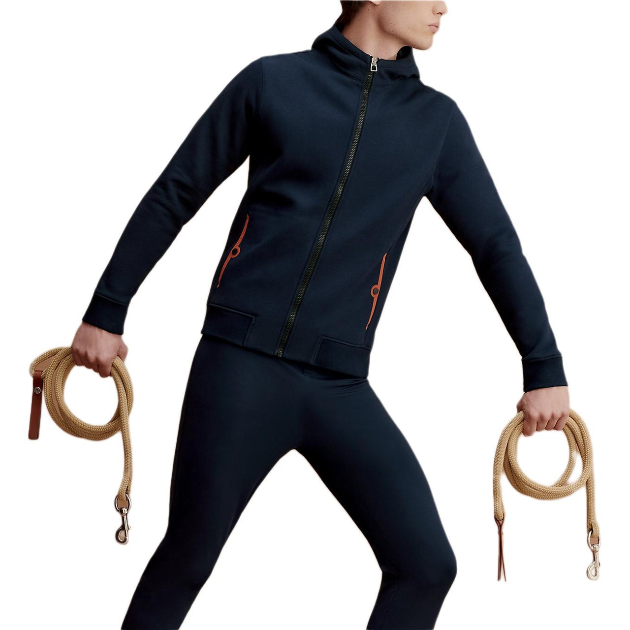 HERMES Sweatshirt Men's Marine Blue