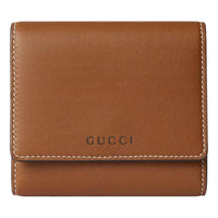 (WMNS) Gucci GG Emblem Medium Wallet 'Brown Leather' 826716-AAEV2-2751