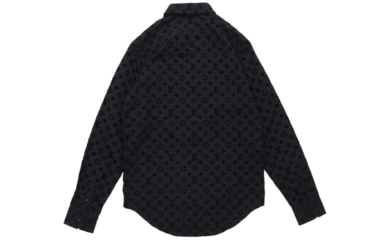 LOUIS VUITTON Flocked Monogram Classic Shirt