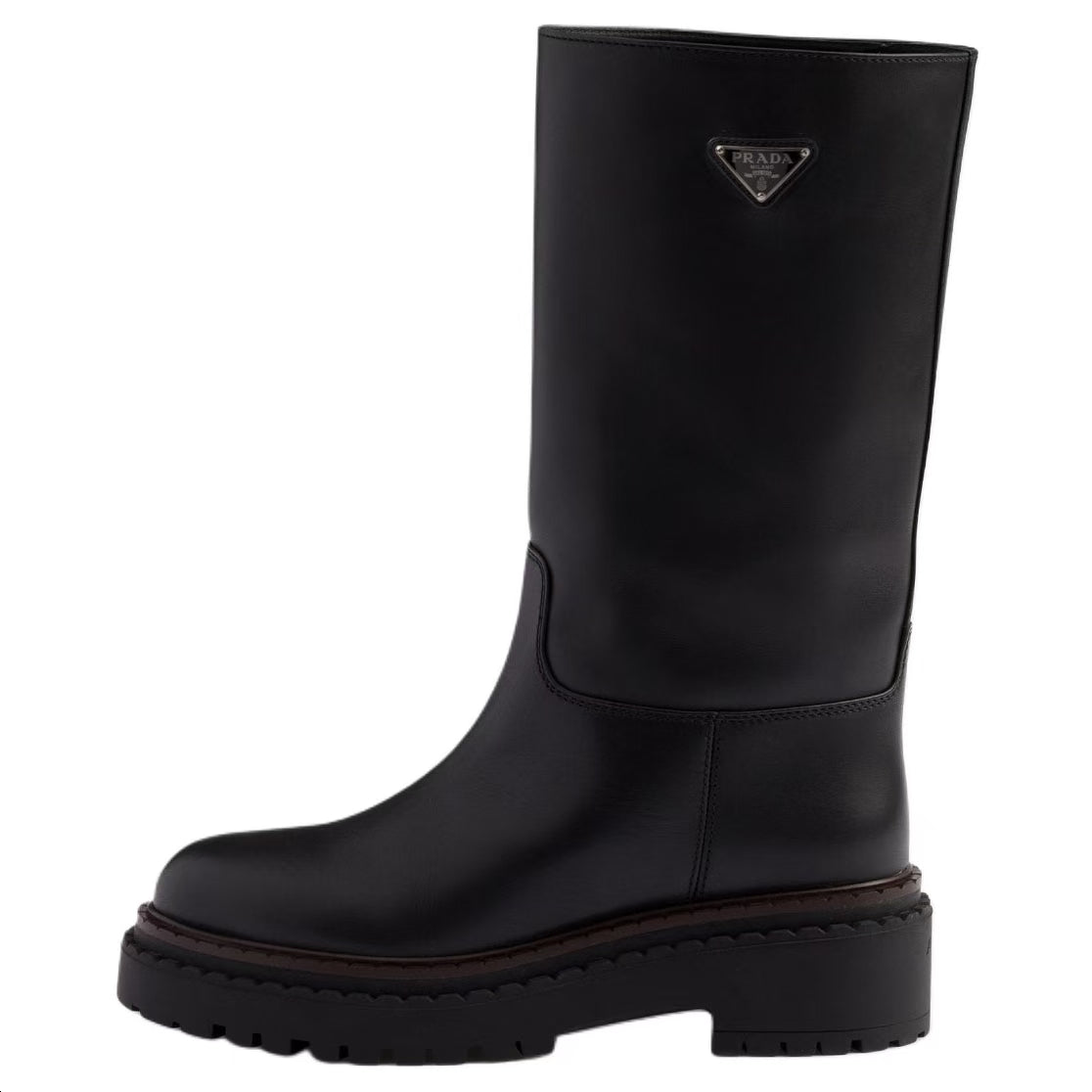 PRADA Knee-high Boots 5.5cm Women's Black