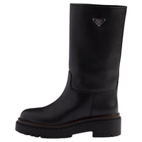PRADA Knee-high Boots 5.5cm Women's Black