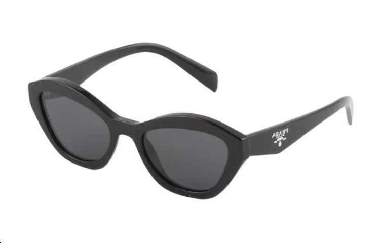 PRADA Eyewear Curved Cat eye Frame Sunglasses