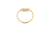 CELINE Maillon Triomphe Ring In Yellow Gold