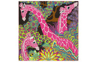 HERMES Silk Scarves Women's Pink