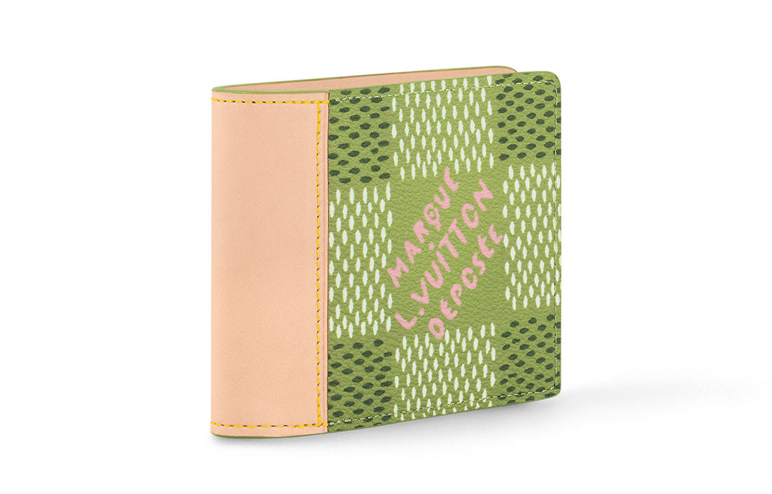 LOUIS VUITTON By Tyler The Creator Slender Wallet Green Damier Golf
