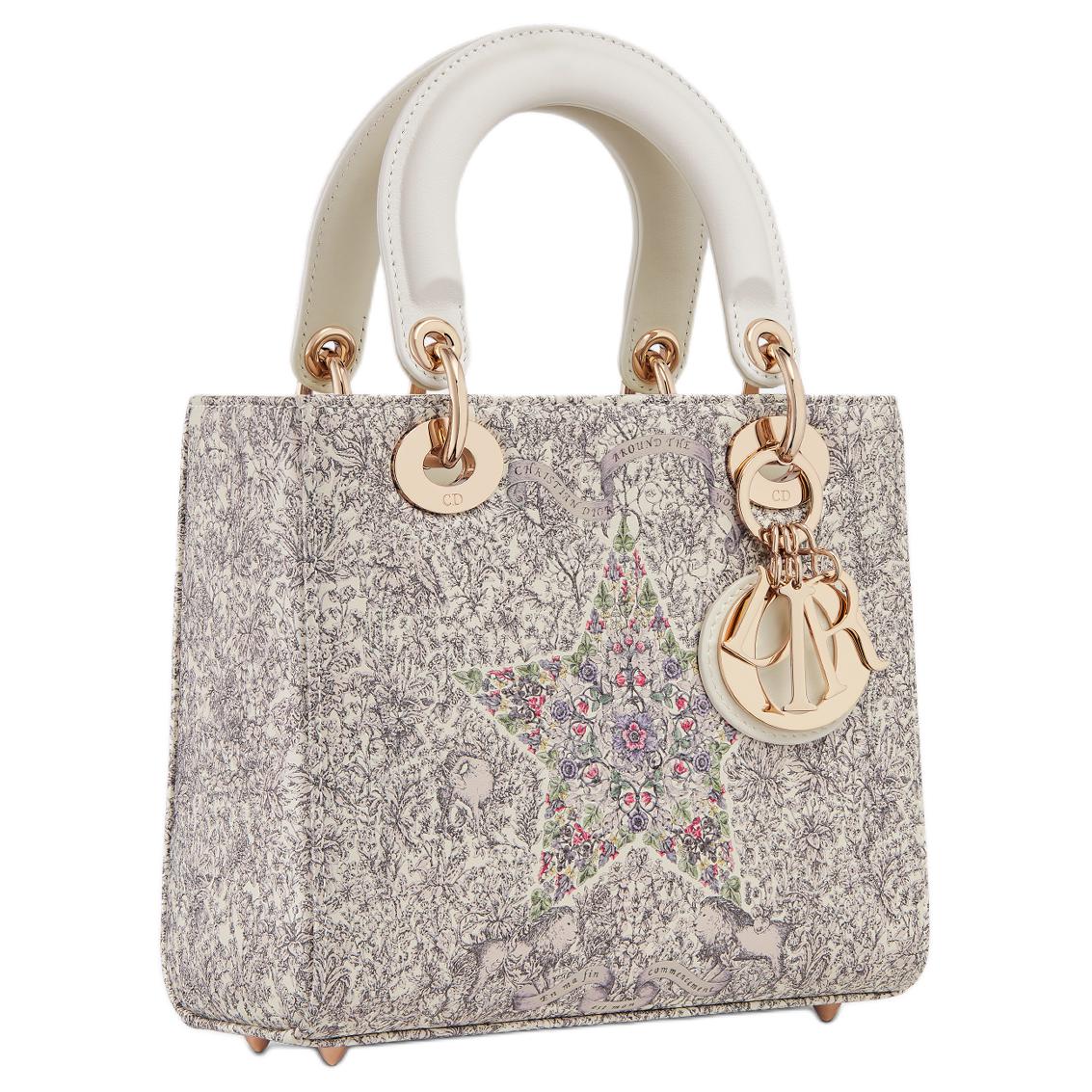 DIOR Lady DiorMy ABCDior Calfskin Shoulder Bag, Crossbody Bag, Handbag Trumpets Women's Latte