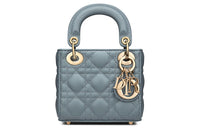 DIOR Lady Dior Sheepskin Lady Dior Bag Shoulder Bag, Crossbody Bag, Handbag Extra Mini Women's Haze Blue